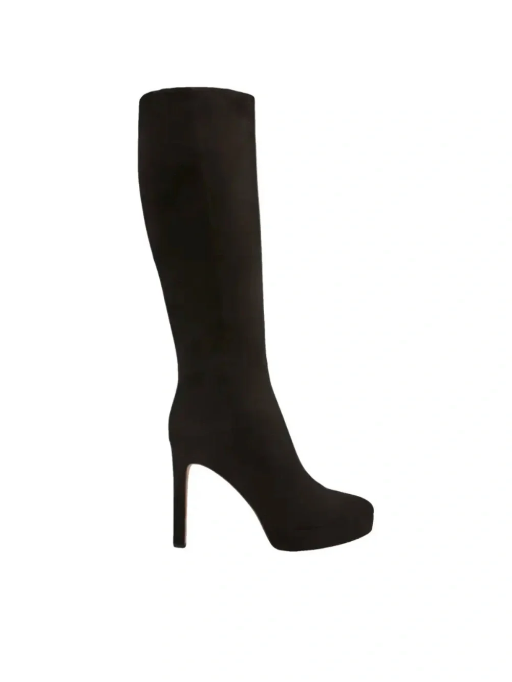 Veronica Beard Black Knee-High Platform Stiletto Boots 7.5